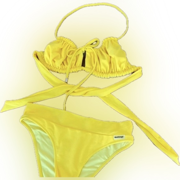 Blackbough Other - NWOT Blackbough Bright Yellow Bikini Top
